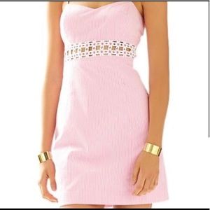 Lilly Pulitzer Sheena Dress Seersucker Stripe
